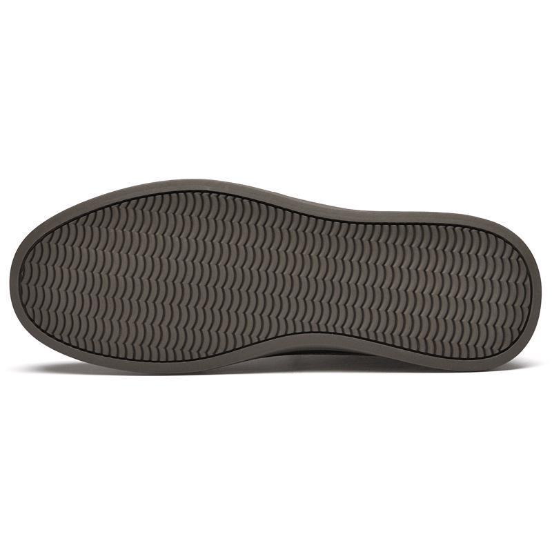 Мужские кроссовки из коровьей кожи на толстой подошве: Увеличивающие рост, британские повседневные кожаные туфли большого размера с низким верхом в тренде