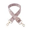 Colorful Embroidered Bag Straps, Adjustable Crossbody Shoulder Straps, Thick Fabric Straps, Diamond-shaped Adjustable Long Shoulder Straps.