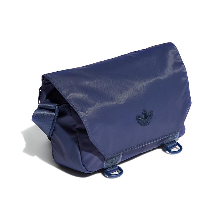 New Adidas Originals Recycled Nylon Shoulder Bag, Crossbody Bag Unisex Marine Blue HD9642