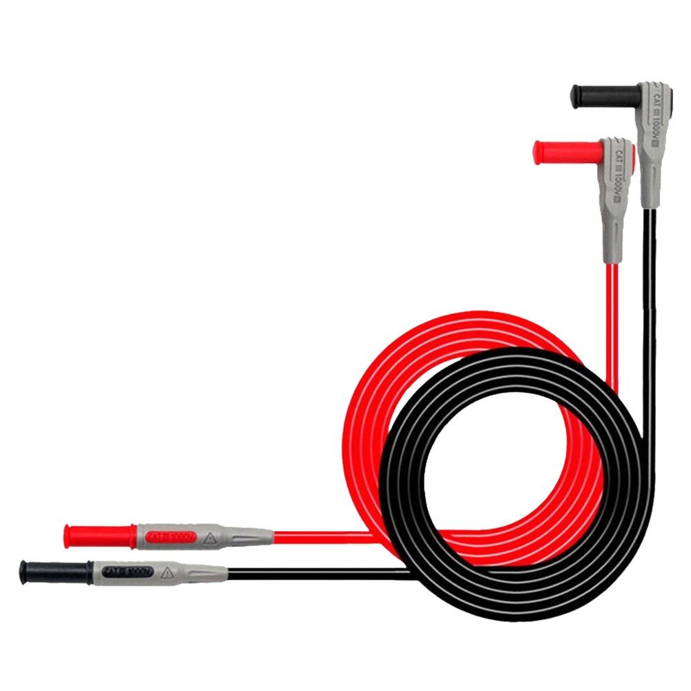 1set Multimeter Test Probe Kit 4mm Connection Non-Invasive Probes For Automotive Use Electrical Systems Accessories