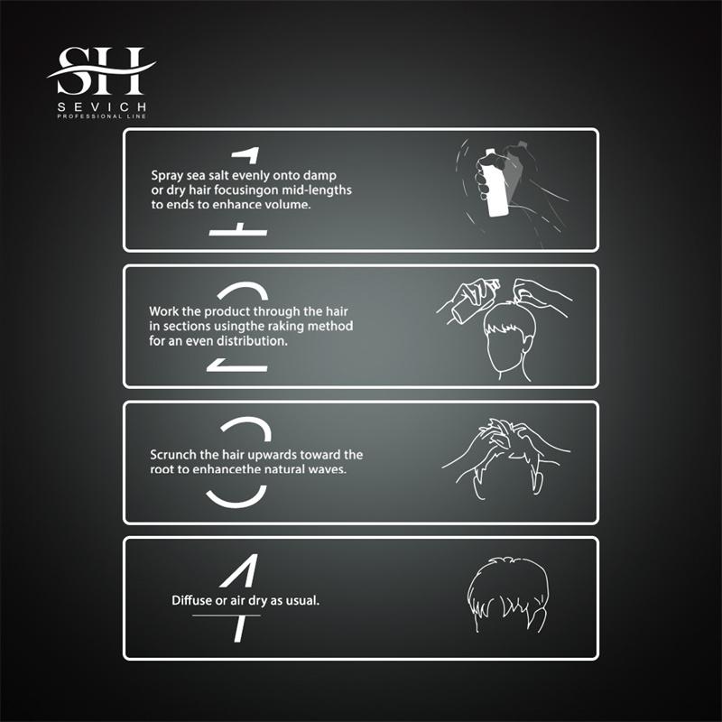 Natural Sea Salt Spray For Men Hair Volume Powder Sea Salt Hair Mist Spray Long Lasting Hold Hair Styling Spray Christmas Gifts