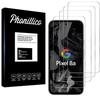 Film Verre Trempé pour Google Pixel 8a [Pack 4] Vitre Protection Ecran Phonillico