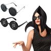 Costume Accessory Button Eye Glasses Resin Halloween Glasses Funny Eyewear Cosplay  Kids