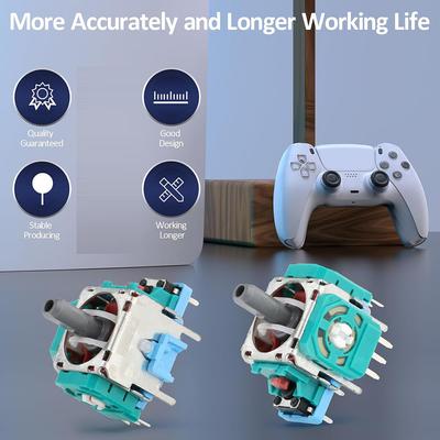 2 × Аналоговый стик Джойстик Замена Для Контроллера PS5 Совершенно Новый