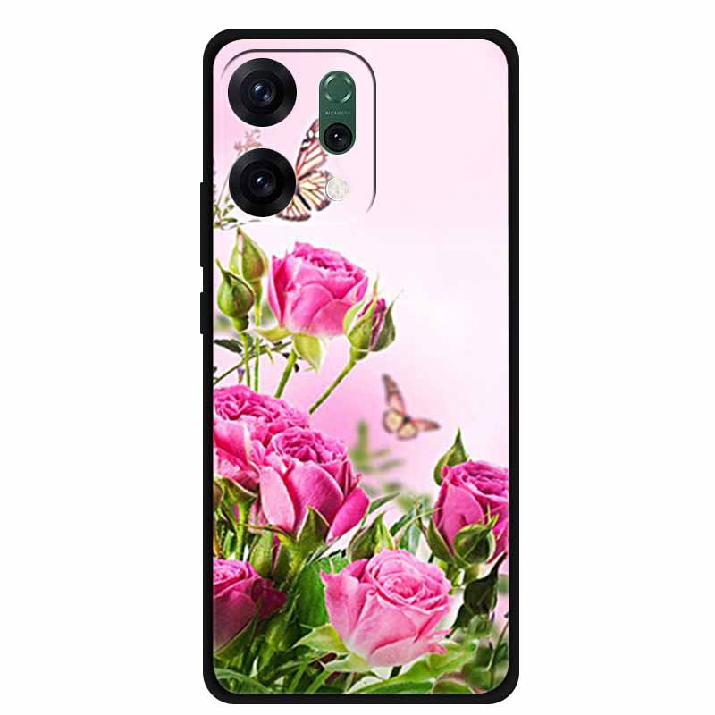For Oppo Reno 14 5G Phone Case 6.59" Fashion Luxury Casing Black Silicone Soft Back Cover For Oppo Reno 14 Shockproof Capa Funda