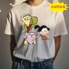 Ed Ed N Eddy Unisexs Printed Tshirt Fashionable Casual And Comfortable Short Sleeved Pure Cotton Top