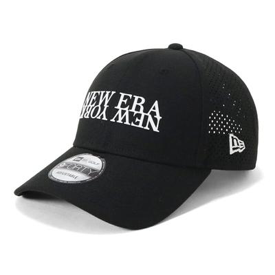 Кепка для гольфа New Era 9FORTY с лазерной перфорацией, черная, GF (БЕСПЛАТНО 940VS)