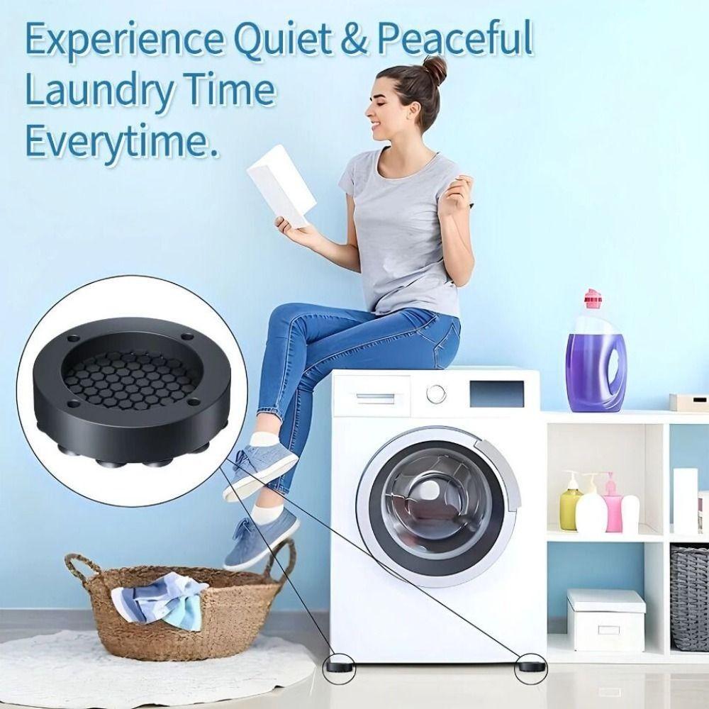 Anti Slip Washing Machine Feet Pads Anti Vibration Refrigerator Support Base Washer Support Pads