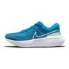 Nike Мужские кроссовки ZoomX Invincible Run Flyknit Blue Orbit Lime Glow Football-серый белый CT2228-401