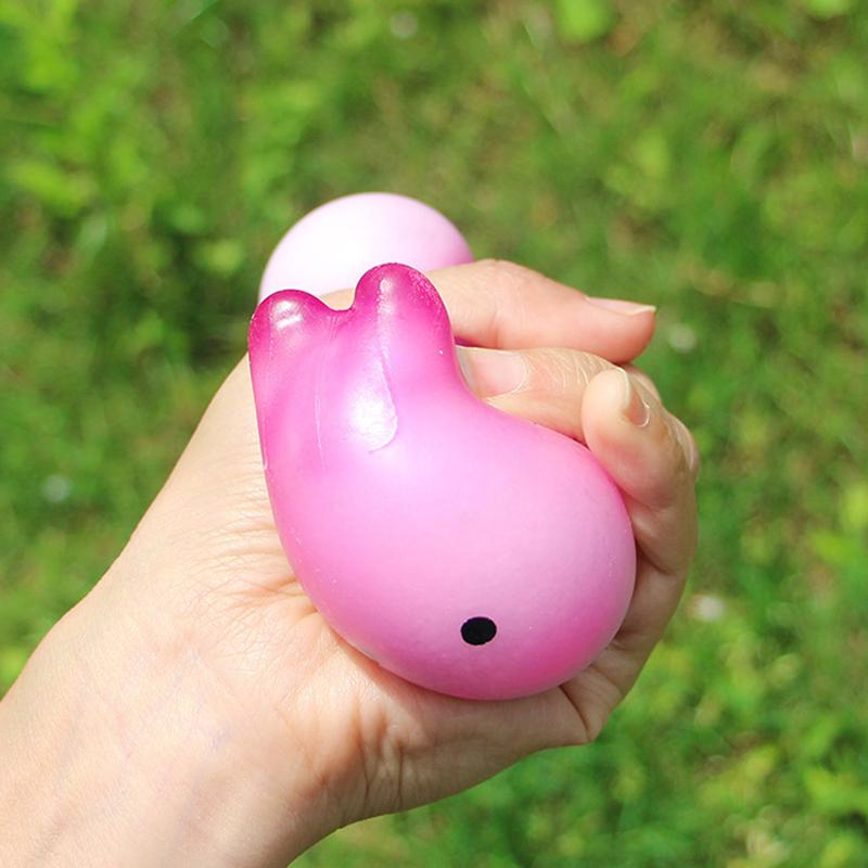 Антистресс Игрушка Меняющая цвет Милый Кролик Сердечко Сжималка Непоседа Игрушки Мялка Антистресс Смешная Снятие стресса Для ребенка Взрослого Подарок