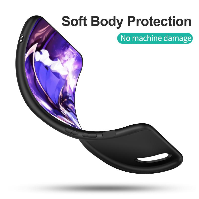 Черный чехол из ТПУ для OPPO A16 A16S A55 A94 F17 F19 Pro Reno 4 5 Lite 6 4G 5G Genshin Impact Girls