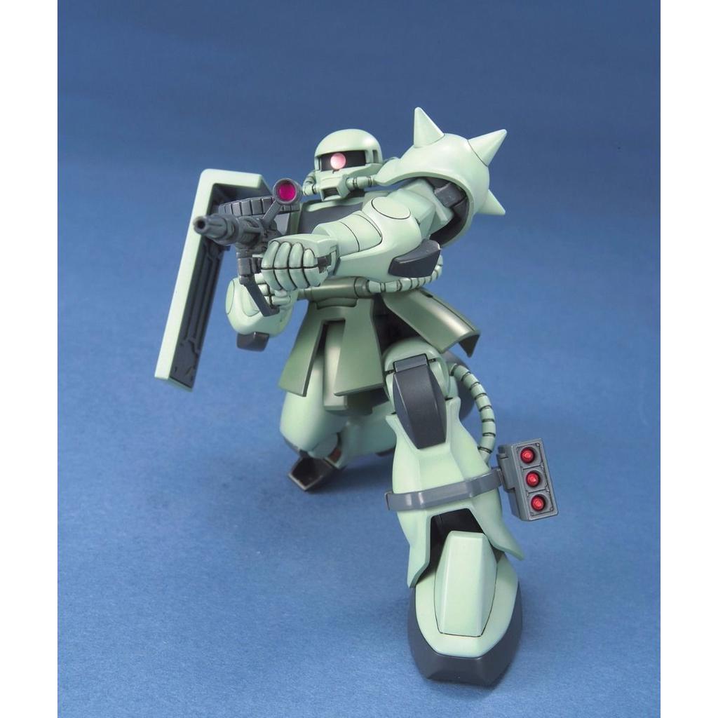 Bandai Пластиковая модель HGUC 1/144 MS-06 ZAKU II Мобильный доспех Гандам из Японии