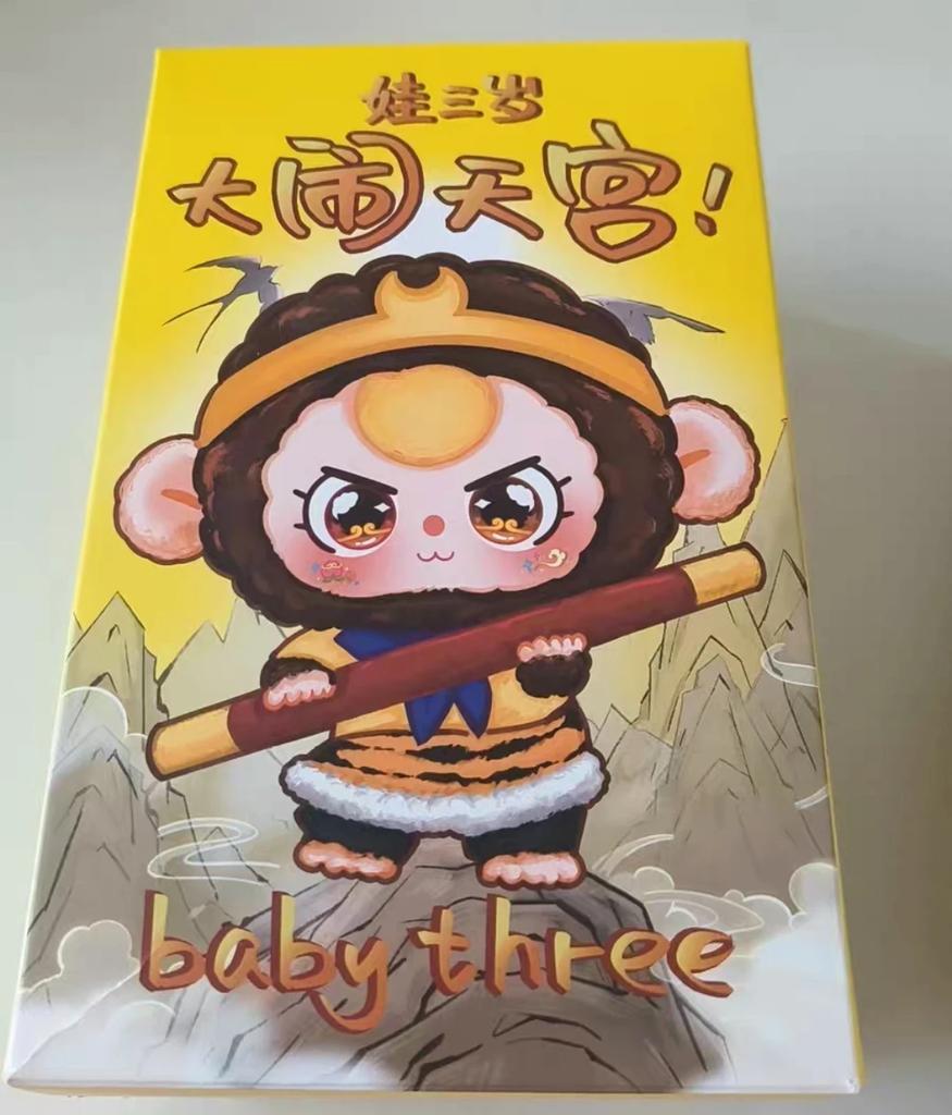 Трилогия «Наводящие смуту на небесах» Виниловая плюшевая фигурка-сюрприз Тан Саньцзан Король обезьян Выставочный элемент Подарок для мальчиков