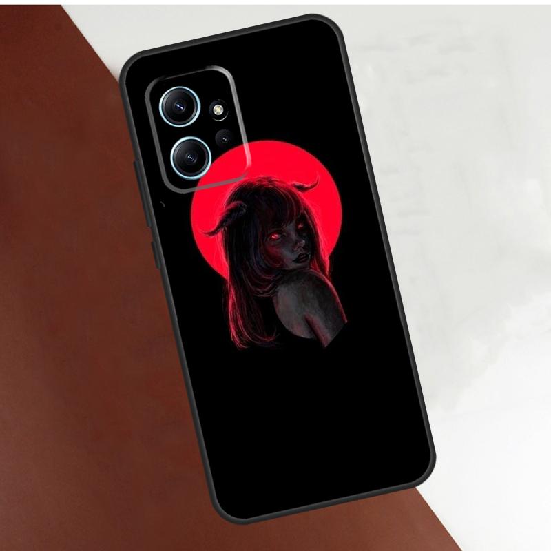 Эстетичный чехол 'Дьяволица Плохая Девочка' для Xiaomi Redmi Note 13 10 11 12 14 15 Pro Plus Чехол для Redmi 15C 15 12C 13C 14C 10C