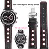 Оригинальный кожаный ремешок для Tissot Серии Sports Racing PRS516 T91 1853 Верхний слой коровьей кожи Ремешки для часов 20 мм для chopin Ремешок для часов