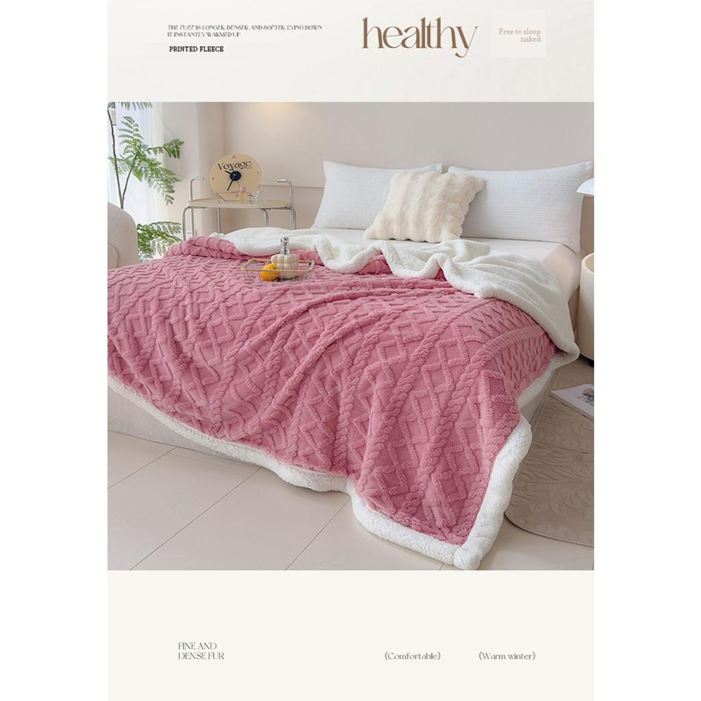 Imitation Lamb Wool Tafu Wool Blanket, Office Nap Blanket, Sofa Cover Blanket, Seasonal Air Conditioning Blanket, Small Blanket