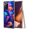 Enchanting Neon Jellyfish Phone Case for Samsung A55 A35 A25 A15 A07 A05S A16 A17 A26 A36 A37 A56 A57 Galaxy Note 20 10 A50S A71