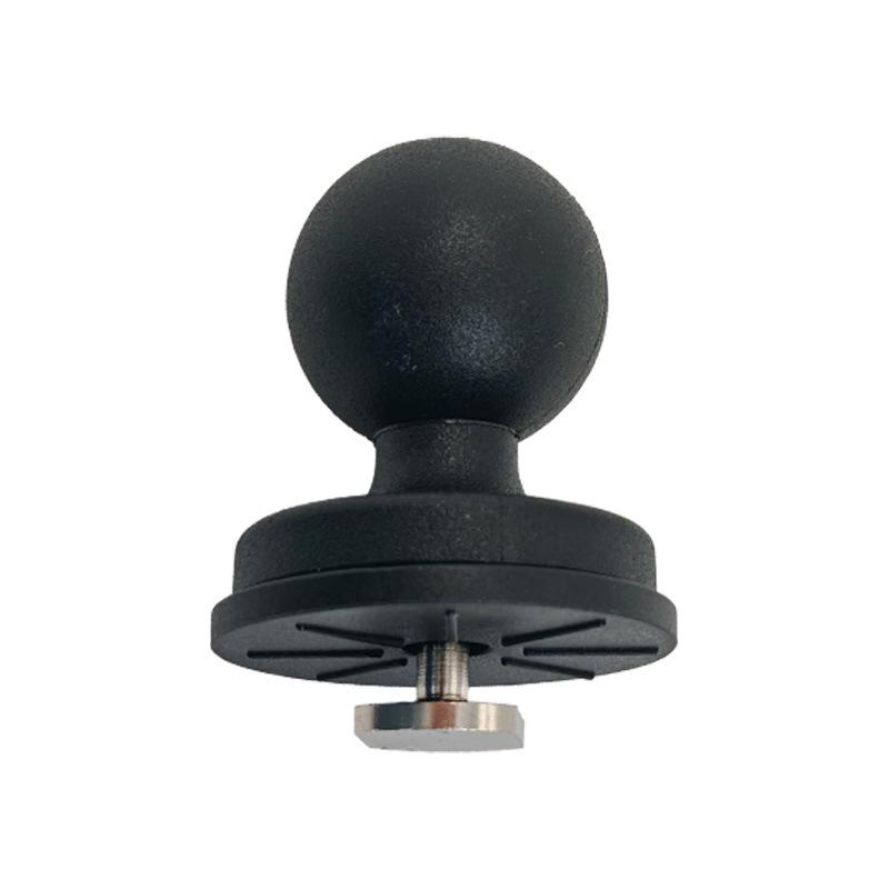 1-Inch Ball Head Rail Mount Bracket for Car or Boat Modification - Quick Release T-Type Slider.