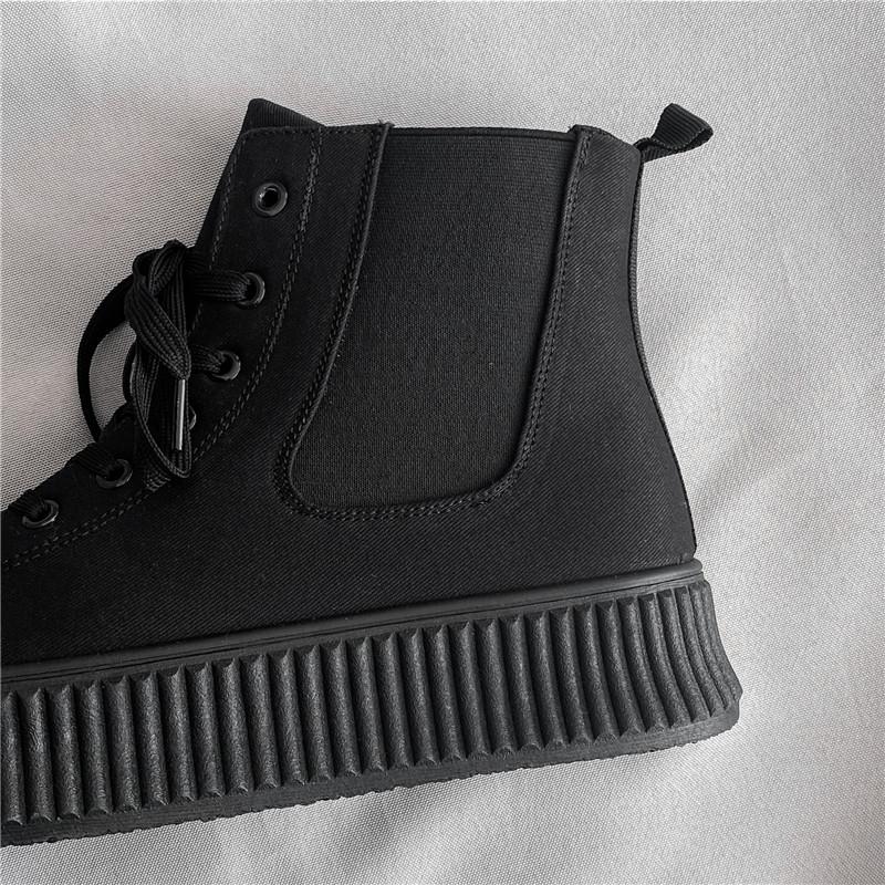 Зимние ботинки высокого качества на массивной платформе, сохраняющие тепло, мужские ботинки, трендовая обувь для уличной ходьбы