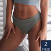 2Pcs/Lot Women Sexy 5 Color Panties Low-waist Comfort Underwear G String Thong Breathable Lingerie Temptation Intimates