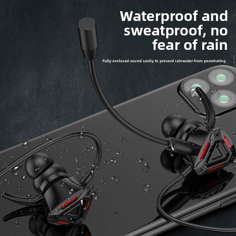 Large Order-Sports Gaming Mobile Game Headphones In-Ear Phone Computer Wired 3.5mm Headset Silicone Gel 1.2m