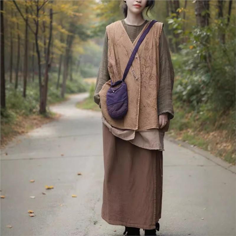 Johnature Однотонная футболка с длинными рукавами и круглым вырезом, женская осенняя мода, винтажный стиль, свободная футболка