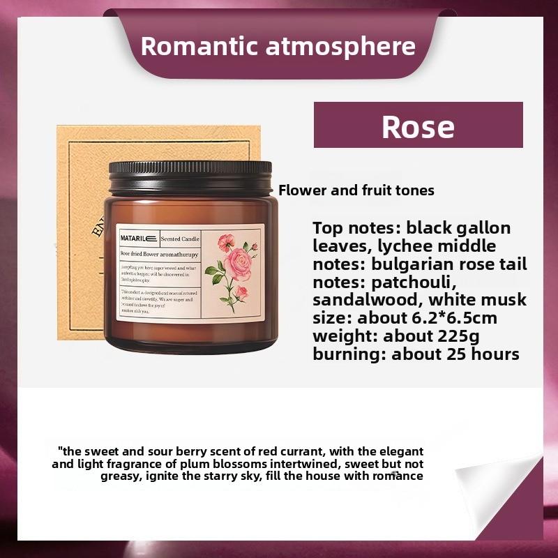 Scented Candles Provide A Long-lasting Aroma To Aid Sleep. Romantic Bedroom Light Essential Oil Scented Ornaments