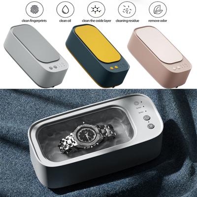 1 комплект, очиститель для очков, зарядка через USB, портативная машина для мойки ювелирных изделий, ультразвуковая чистящая машина, бытовые принадлежности