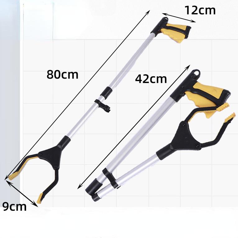 Инструмент для захвата, удлиненный складной захват, палка с прочной ручкой, магнитная противоскользящая челюсть, инструмент для захвата мусора