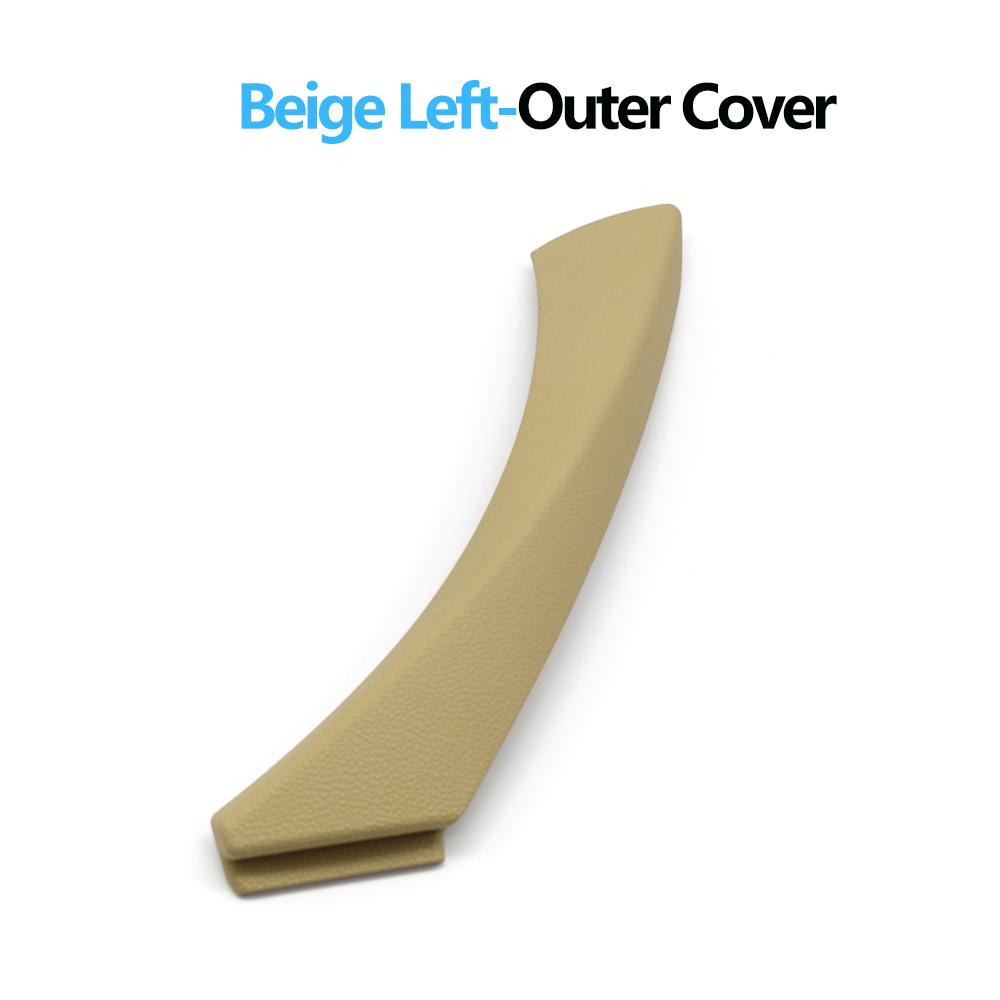 Beige Black Interior Passenger Door Pull Handle Cover Trim For BMW 3 Series E90 E91 E92 316i 318i 320i 325i 328i 2004-2012
