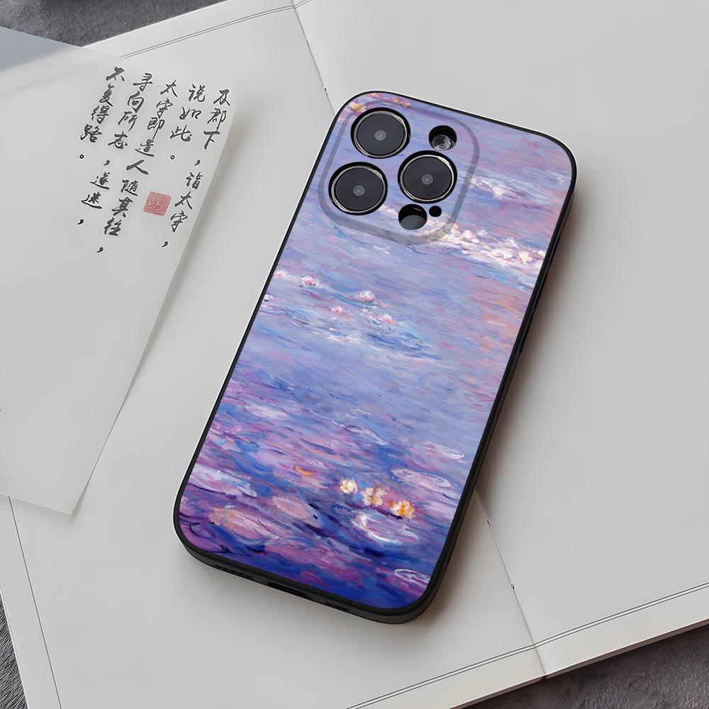 Phone Case Funda For Iphone 14 13 17 16 11 15ProMax 12 Pro Max Mini Xr Xs X 7 Plus Covers Monet Oil Painting Art