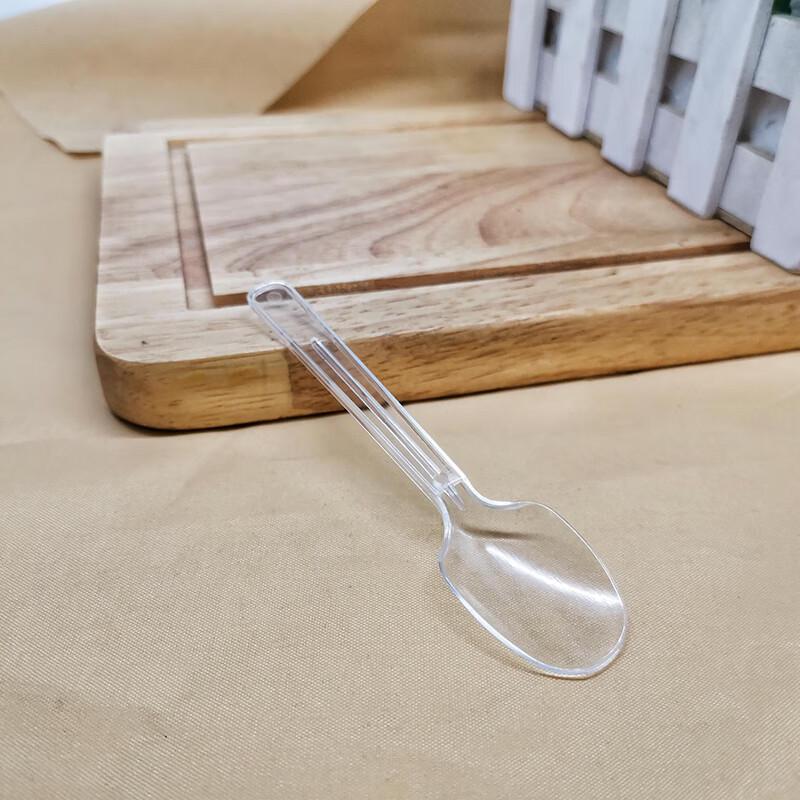 Pabei GD2009 Disposable 70ml Dessert Cups with Spoons