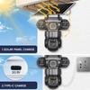 4G Солнечная WiFi Трехлинзовая Камера Наблюдения с Удаленным Доступом
