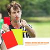 2-10pcs Soccer Referee Red Yellow Cards PVC Football Match Training Tool Warning and Ejection Cards For Sports Competition