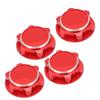 Легкие шестигранные гайки для колес из алюминиевого сплава 17 мм, пылезащитная шестигранная гайка для 18 радиоуправляемых автомобилей Red
