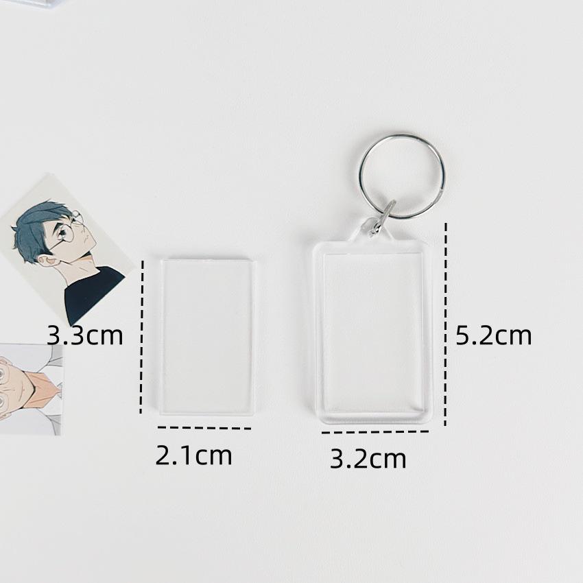 Акриловый брелок для фоторамки - Настраиваемый DIY подарок-подвеска