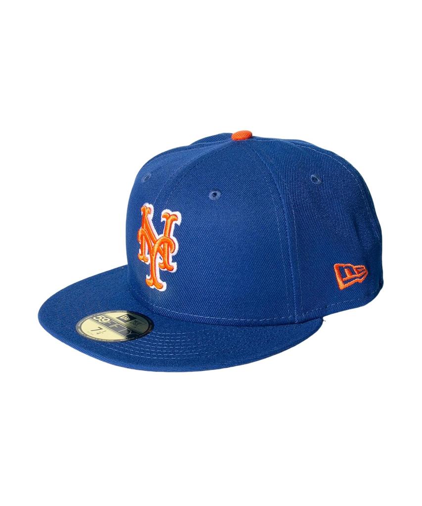 New Era 59FIFTY Blue Orange Size 7 & Cap, 5/8 (Used)