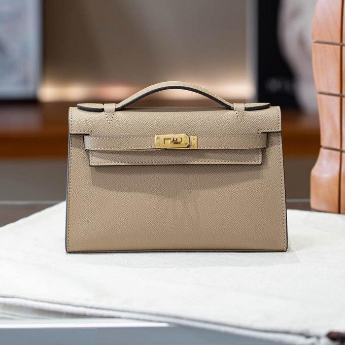 Сумка Женская 2026 Новая Узор Пальмы Коровья Кожа 22см Мини Поколение Kai-Li Модная Портативная Натуральная Кожа Женская Сумка