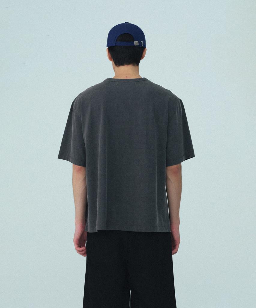 REST&RECREATION Rs Pigment T-Shirt - Charcoal