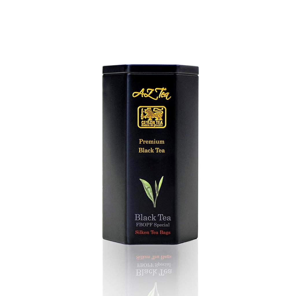 Премиальный подарок с 3 черными банками чая AZ Tea Black Earl и Royal Milk Tea, используемого в президентском дворце Шри-Ланки и изготовленного с использованием материалов высочайшего качества.