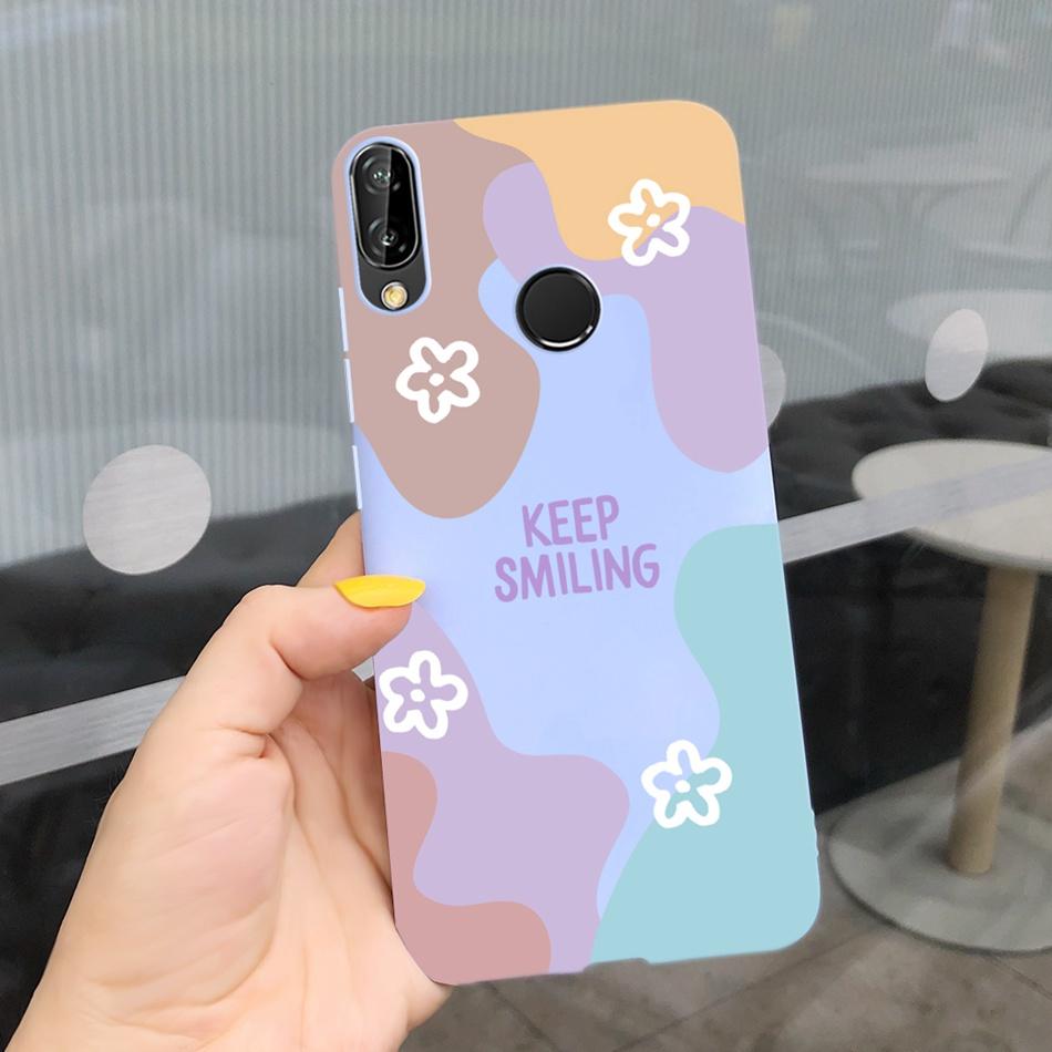 Чехол для Huawei P20 Lite Nova 3e ANE-LX1 ANE-LX2 Милый Мультяшный Конфетный Цвет Силиконовые Чехлы для Телефона Для Huawei P20lite Мягкая TPU Обложка