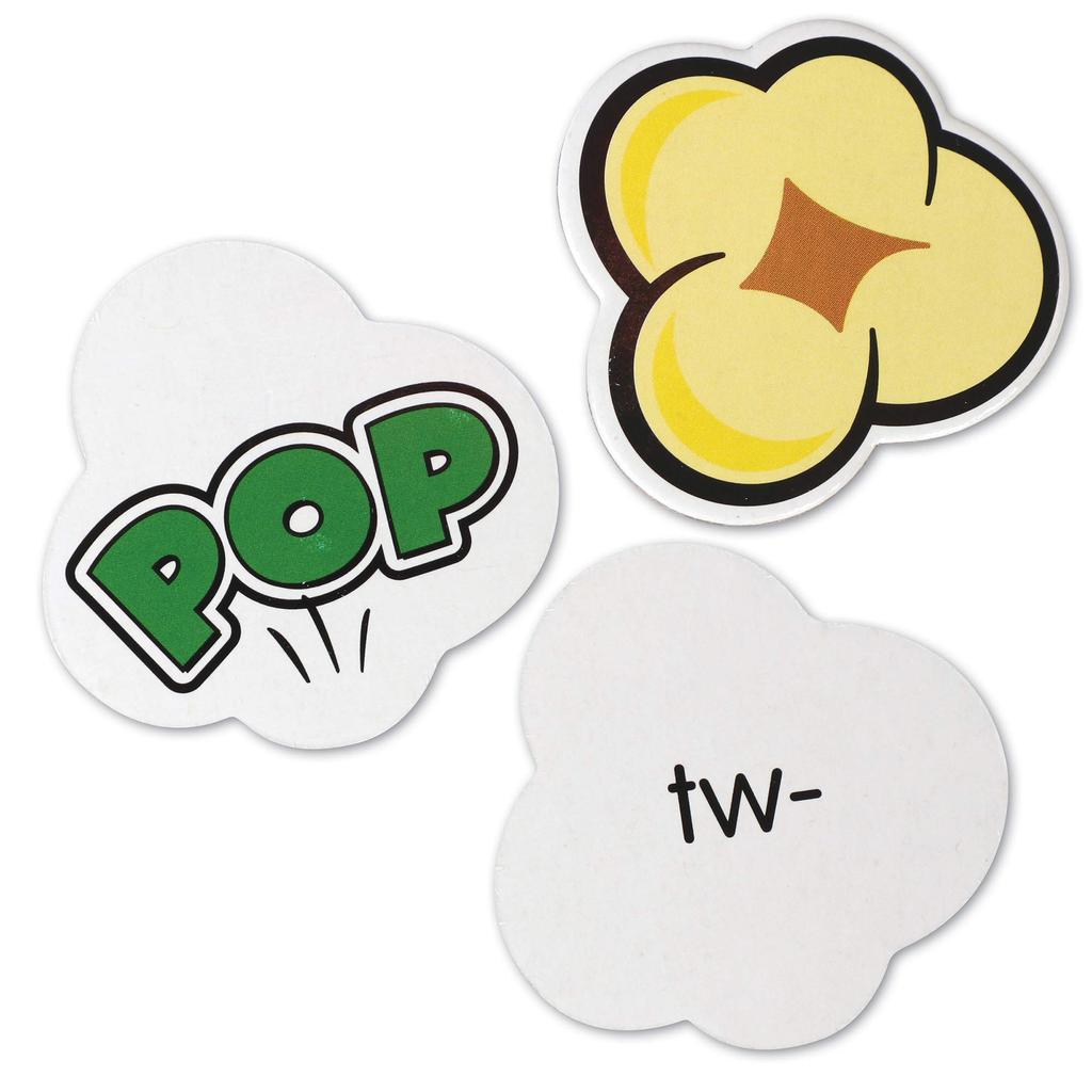 Learning Resources Pop Games Pop for Blends Pop Game Consonant Blends LER 8471 - (Popcorn)