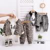 Boys' Long Sleeved 3-piece Set, 0-5-year-old Children's Fashion Set, Autumn Baby Casual Clothes