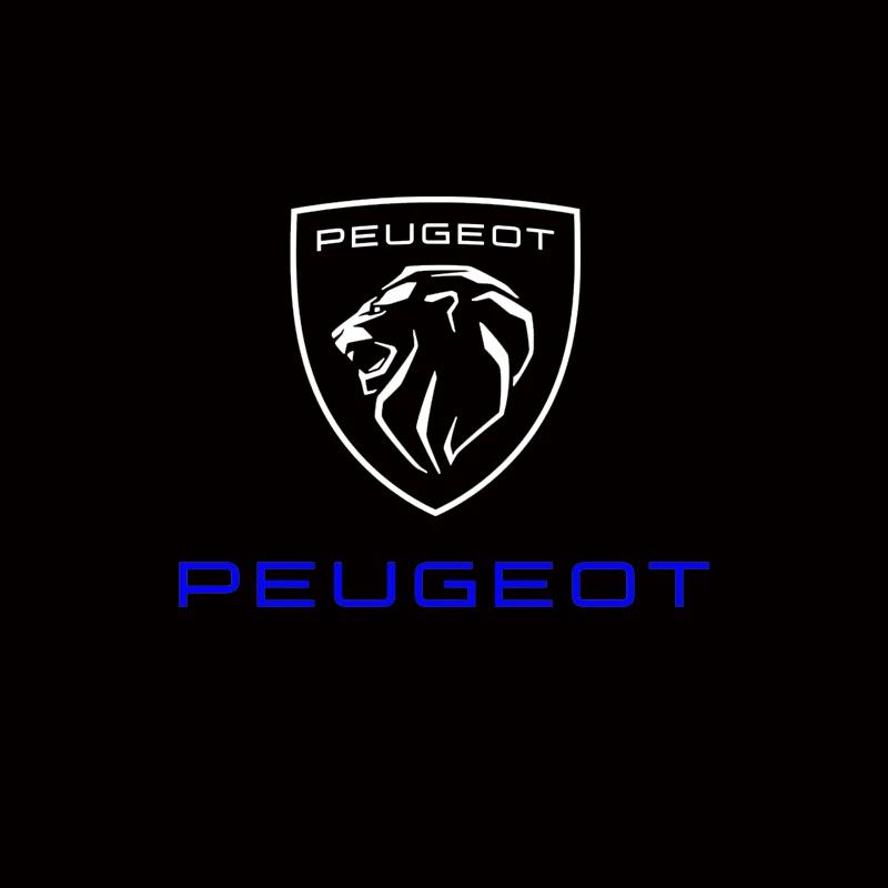 2 шт. Автомобильные дверные световые проекторы тени LED для Peugeot 408 2010-2016 508 2011-2016 RCZ 2011-2014 Авто Аксессуары