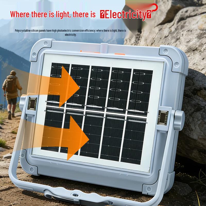 Portable Solar LED Work Light & Floodlight