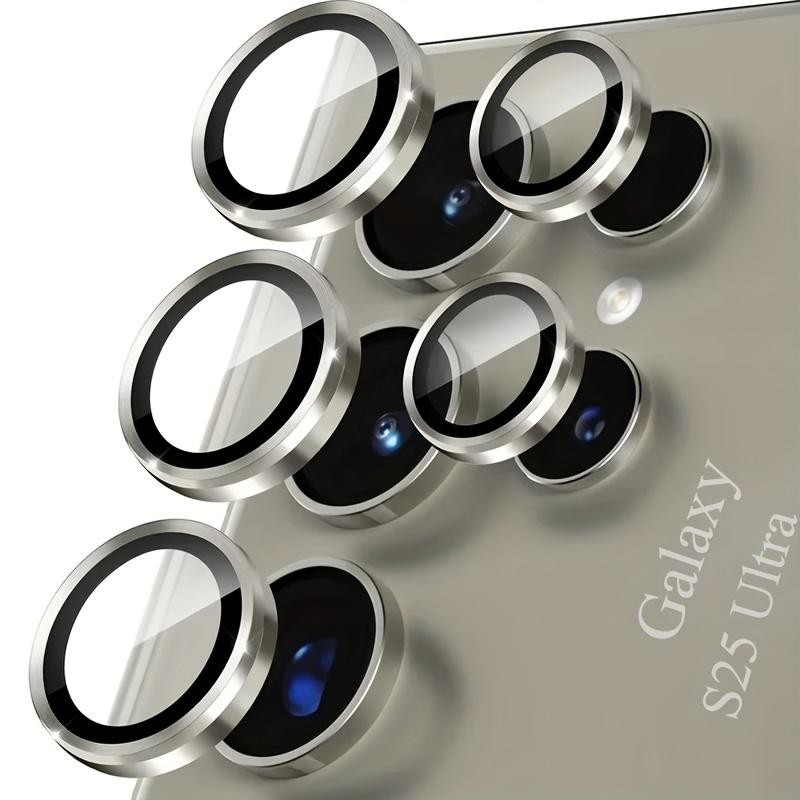 1 шт. 9D задняя закаленная стеклянная защита объектива камеры из титанового сплава для Samsung Galaxy S25 S24 S23 S22 Ultra мобильный телефон закаленная пленка для объектива