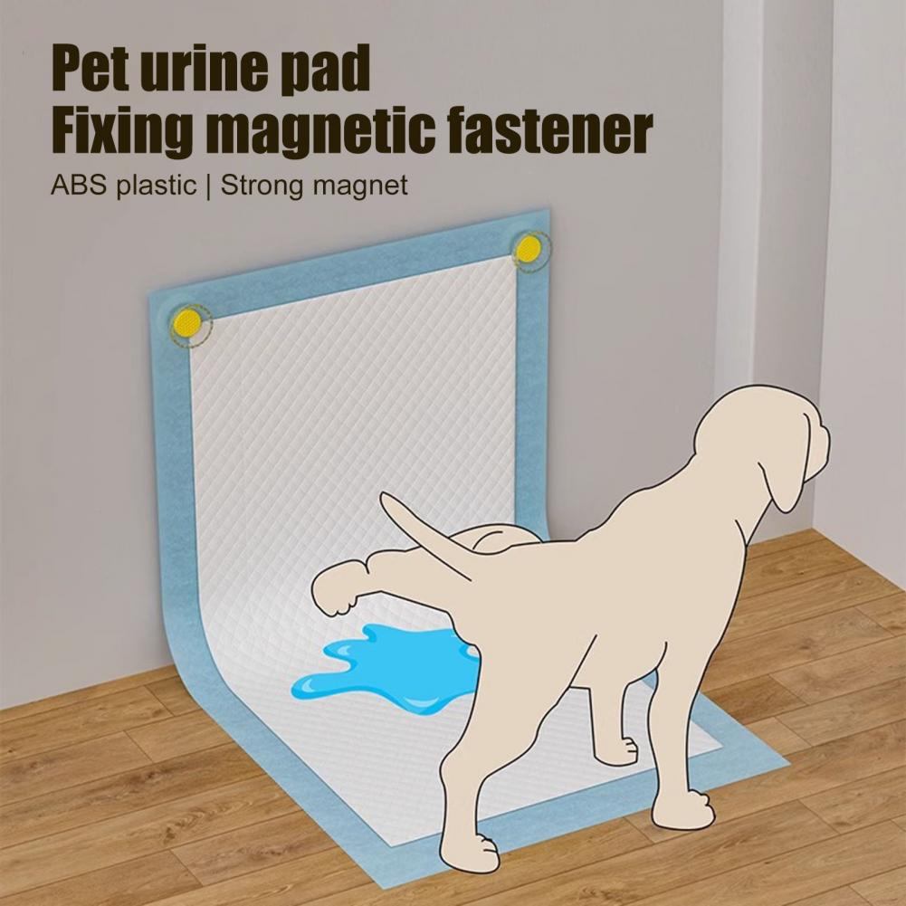 Pet Pee Pad Holders Magnetic Dog Potty Training Pad Holders with Strong Magnets Potty Pad Holders for Leg Lifting Dogs