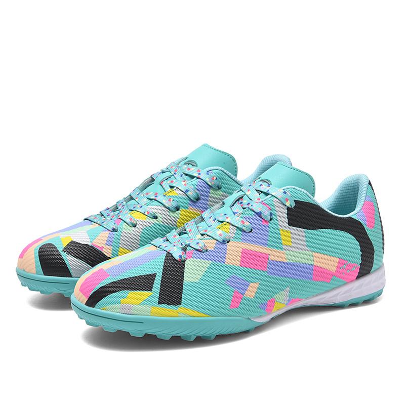 Оригинальные мужские футбольные бутсы FG/TF, модные цветные подростковые футбольные бутсы, профессиональные уличные нескользящие быстрые футбольные кроссовки для мужчин