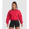 Gains Washed Loopback Crew Neck Conditioning Red Sets Red B3b8o Rb20
