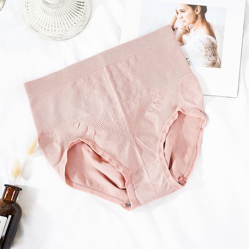 Женские однотонные трусы со средней талией, женские спортивные трусы, эластичное удобное нижнее белье, женские трусики, нижнее белье